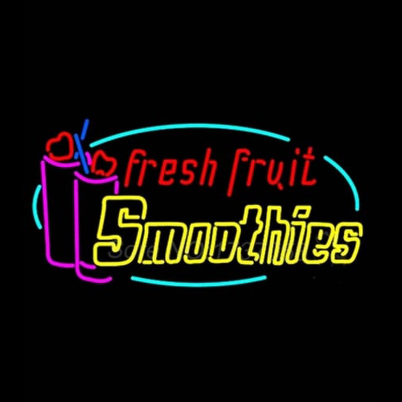 Fresh Fruit Smoothies Leuchtreklame