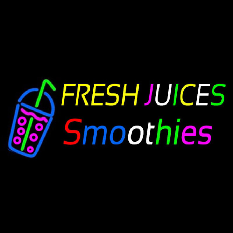 Fresh Juices Smoothies Leuchtreklame