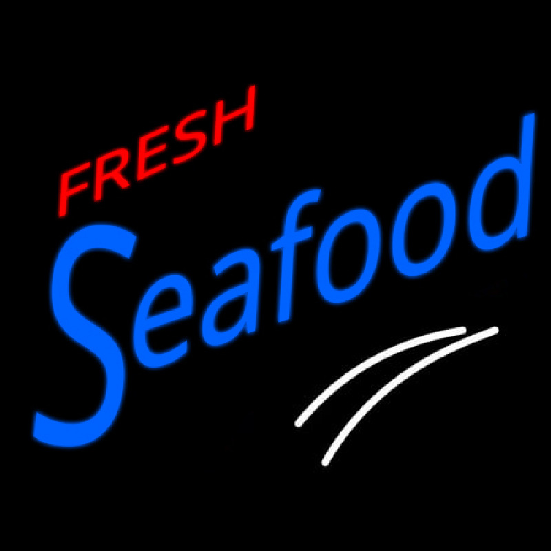 Fresh Seafood  Leuchtreklame