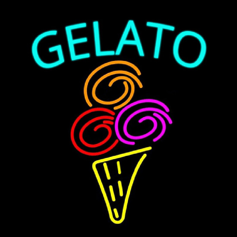 Gelato Leuchtreklame