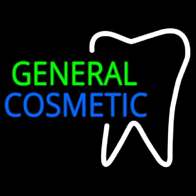 General Cosmetic With Tooth Logo Leuchtreklame