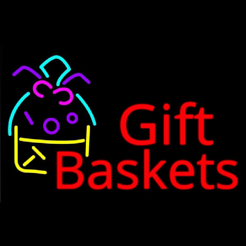 Gift Baskets Leuchtreklame