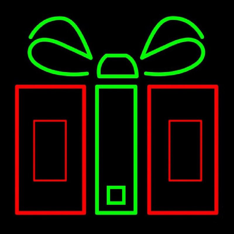 Gift Icon Leuchtreklame