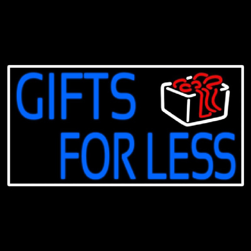 Gifts For Less With Logo Leuchtreklame