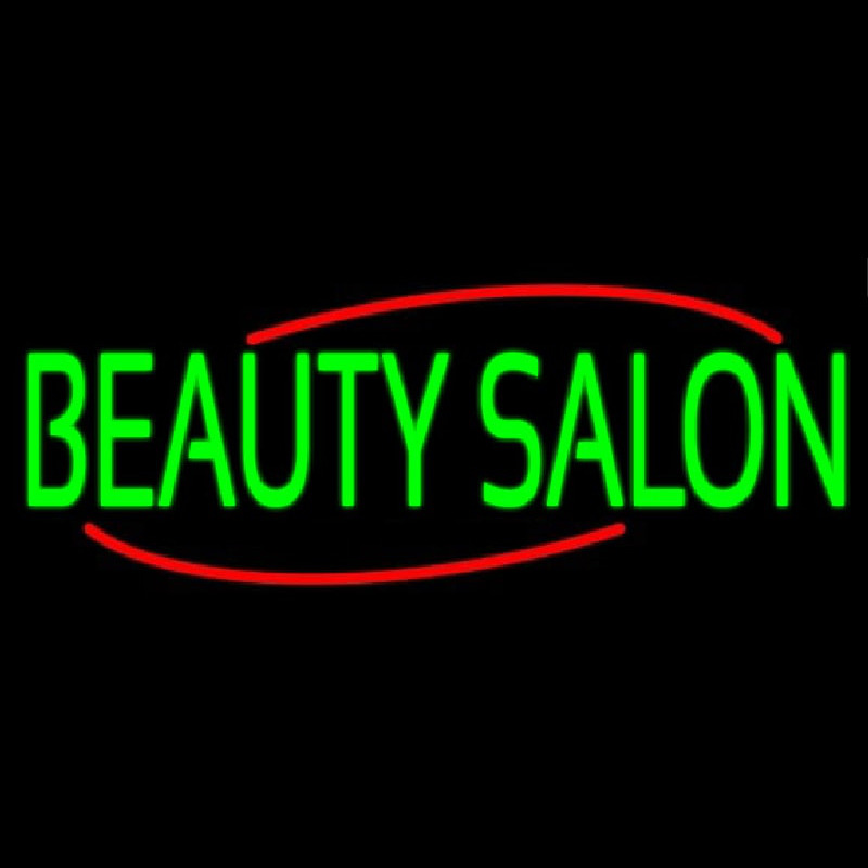 Green Beauty Salon Leuchtreklame