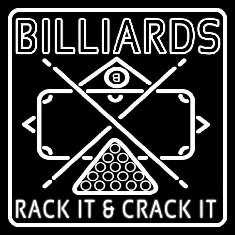 Green Billiards Rack It And Crack It 1 Leuchtreklame