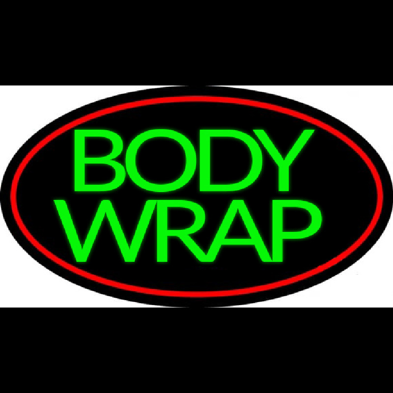 Green Body Wraps Leuchtreklame