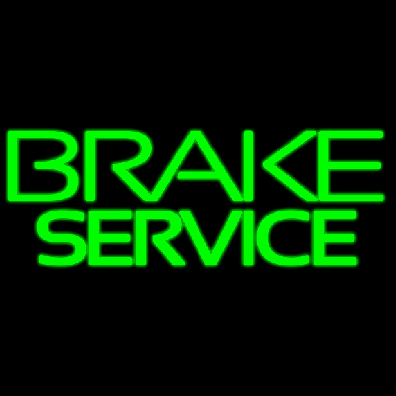 Green Brake Service Leuchtreklame