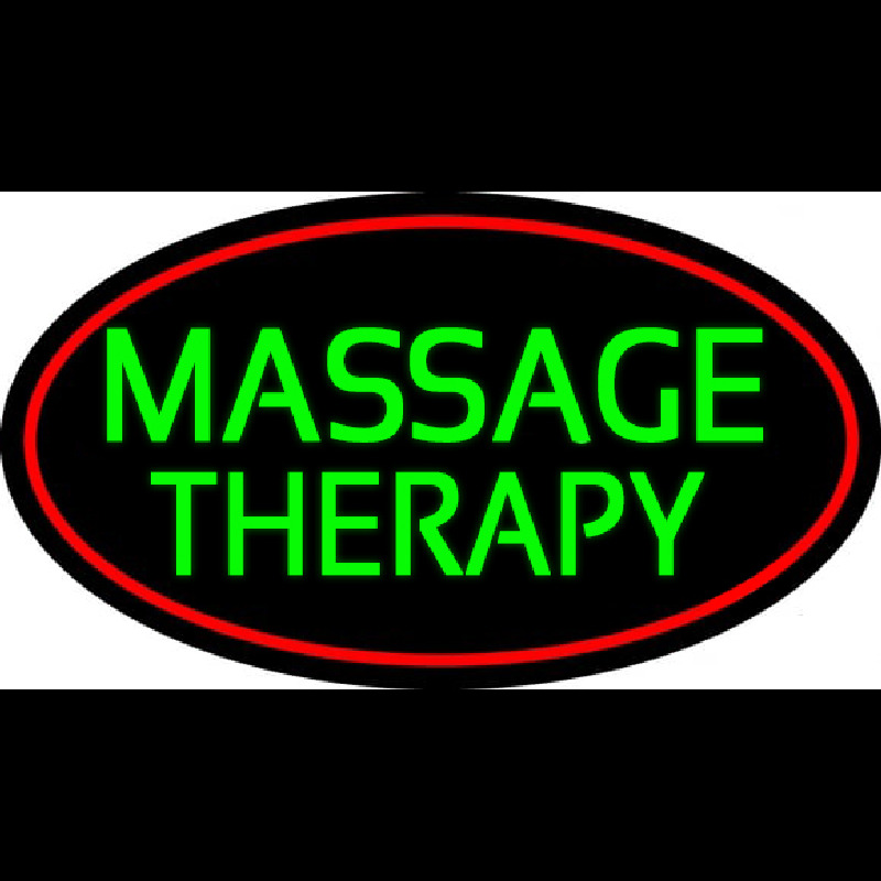 Green Massage Therapy Leuchtreklame