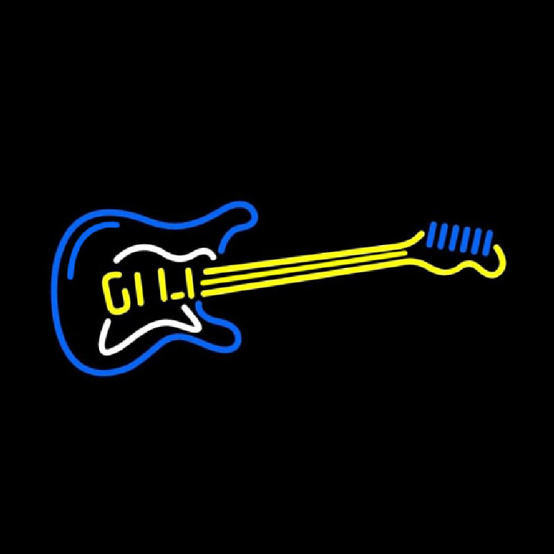 Guitar Logo 1 Leuchtreklame