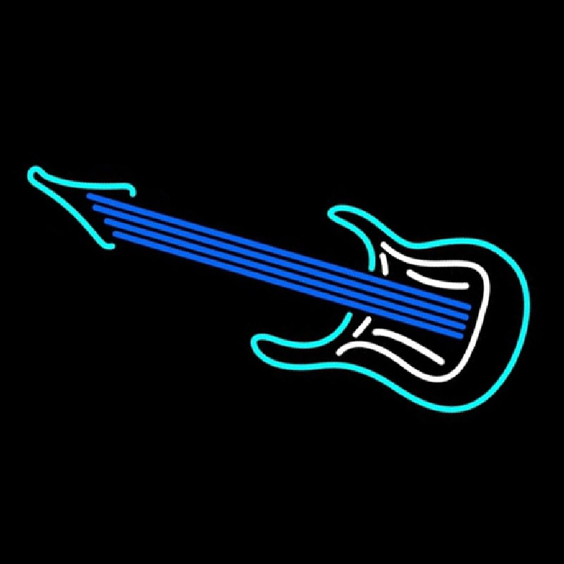 Guitar Logo Leuchtreklame