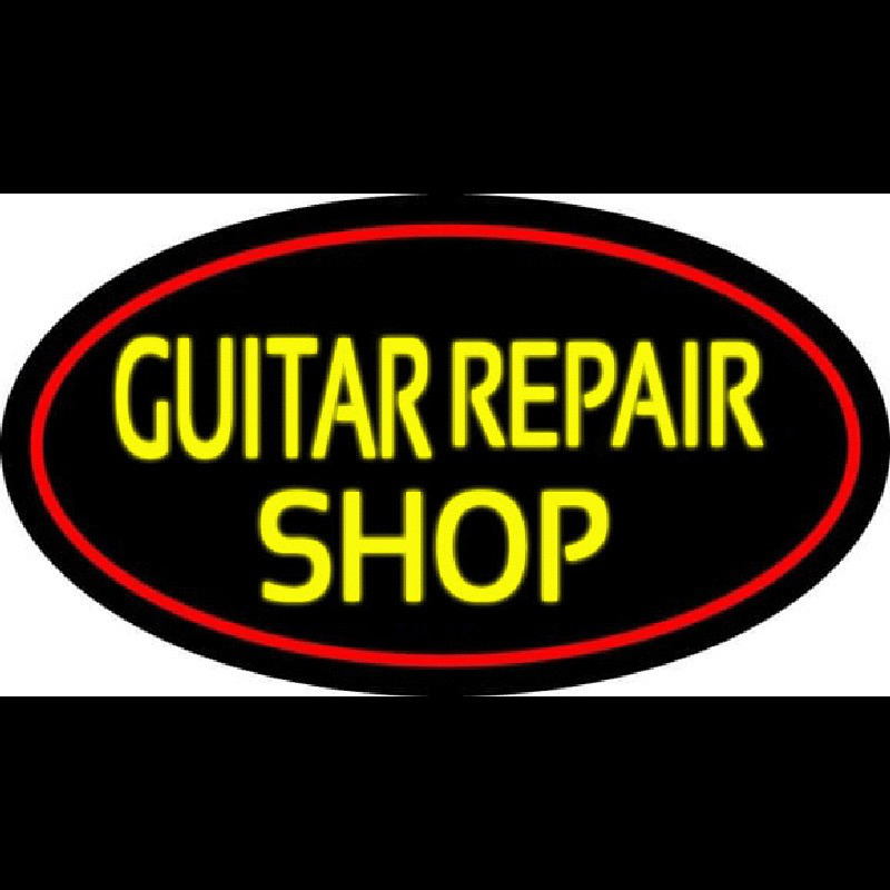 Guitar Repair Shop 2 Leuchtreklame