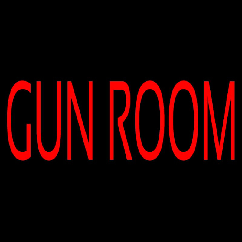 Gun Room Leuchtreklame