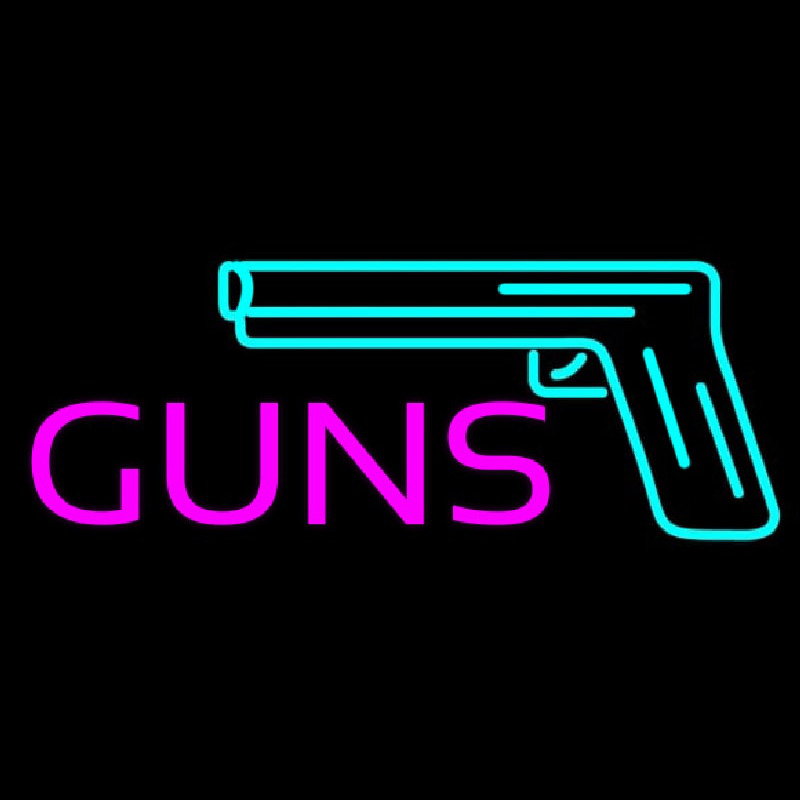 Guns Logo Leuchtreklame