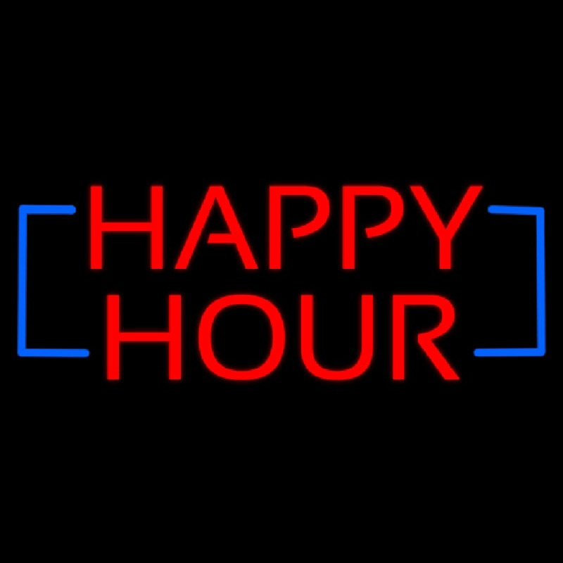 Happy Hour Leuchtreklame