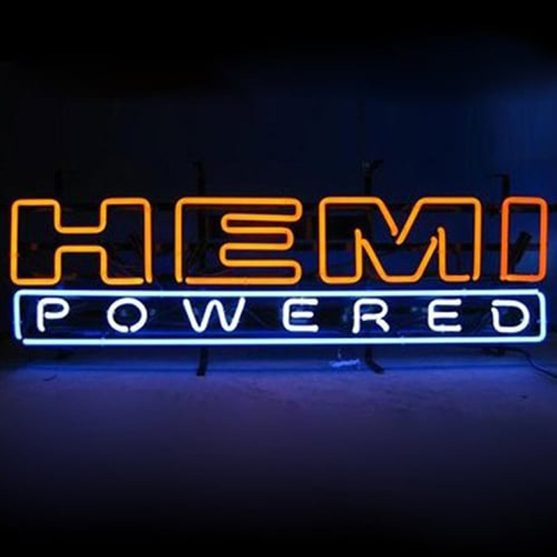 Hemi Powered Laden Offen Leuchtreklame