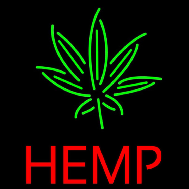 Hemp Leuchtreklame