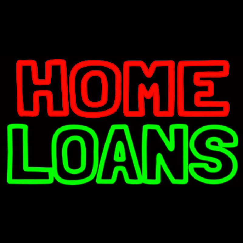 Home Loans Leuchtreklame