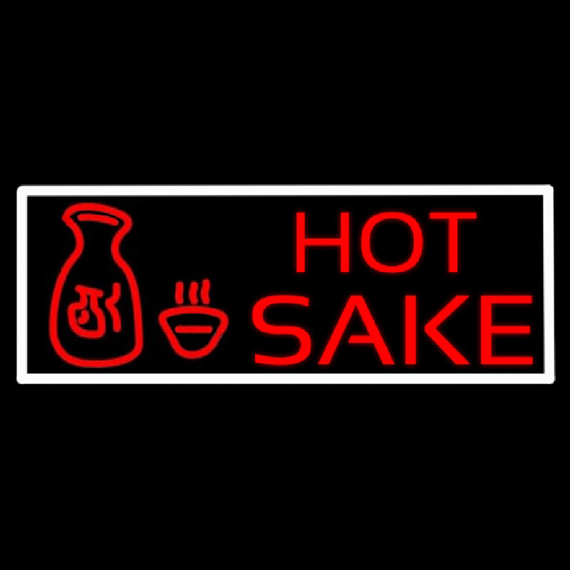 Hot Sake Bar Leuchtreklame