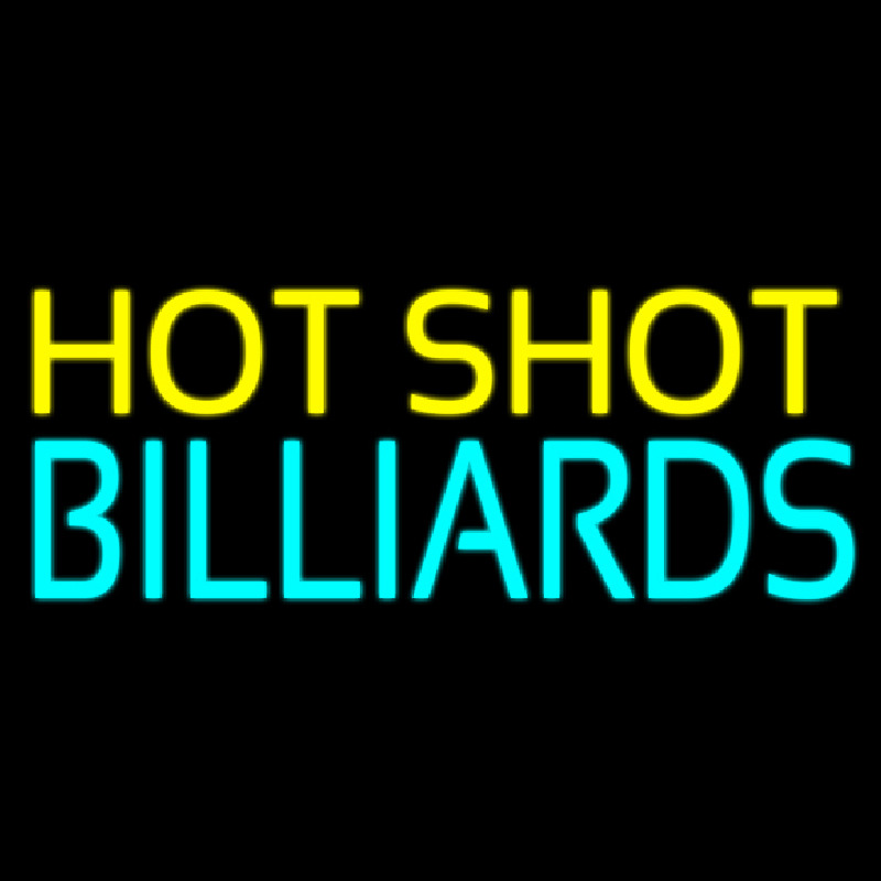 Hot Shot Billiards 3 Leuchtreklame