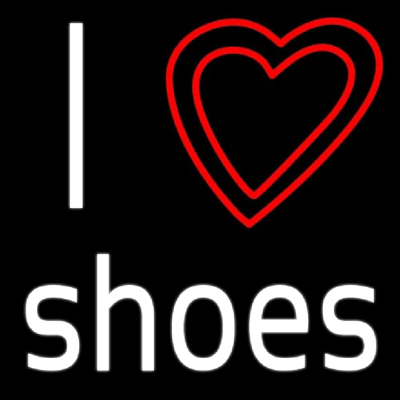 I Love Shoes Leuchtreklame