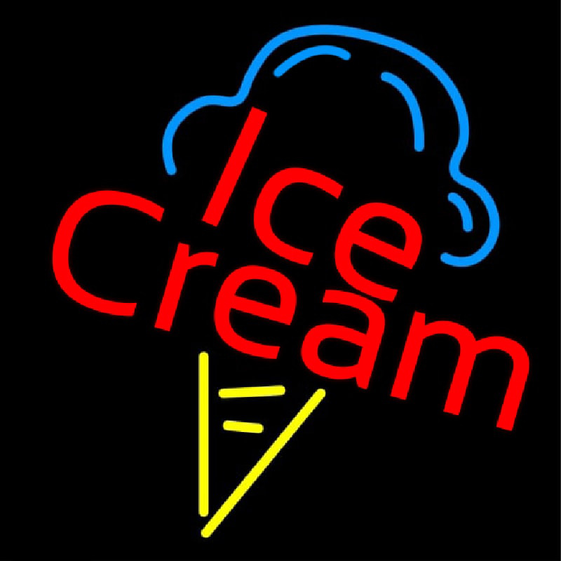 Ice Cream Logo Leuchtreklame