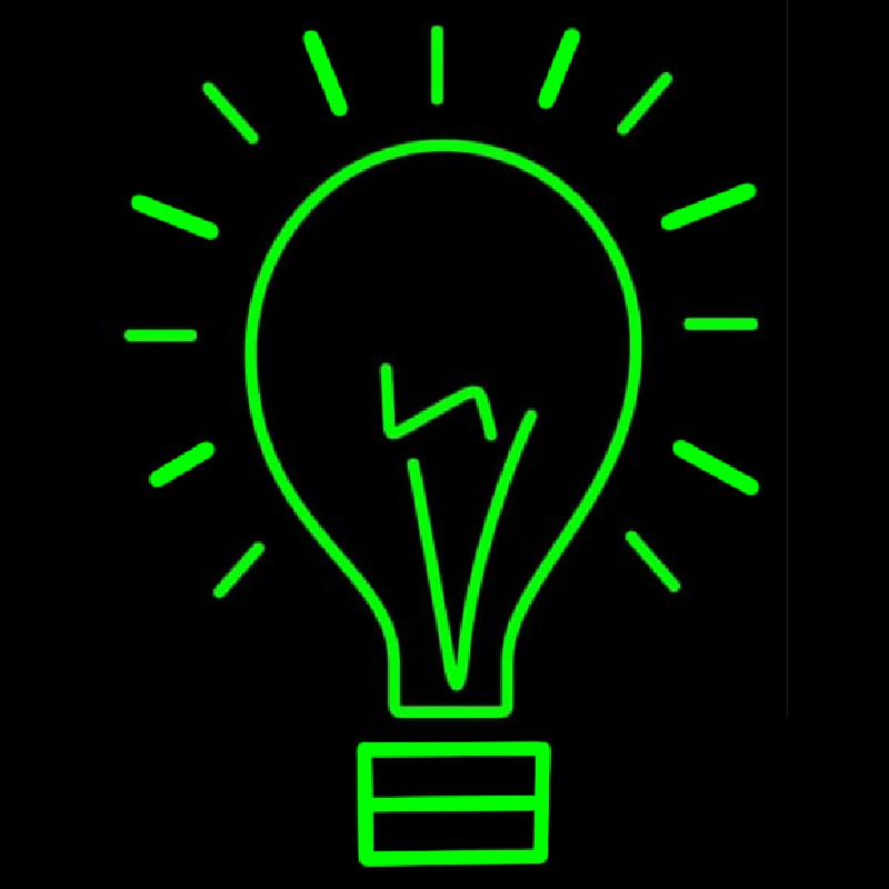 Idea Concept Bulb Leuchtreklame