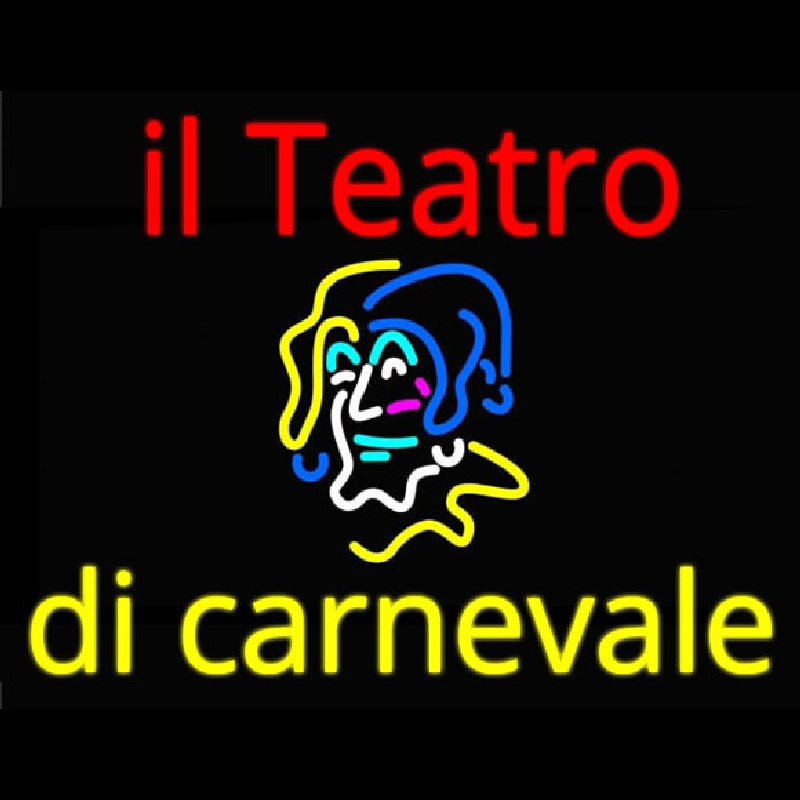 Il Teatro Di Carnevale Leuchtreklame