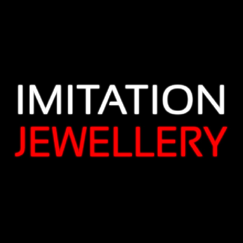 Imitation Jewelry Leuchtreklame