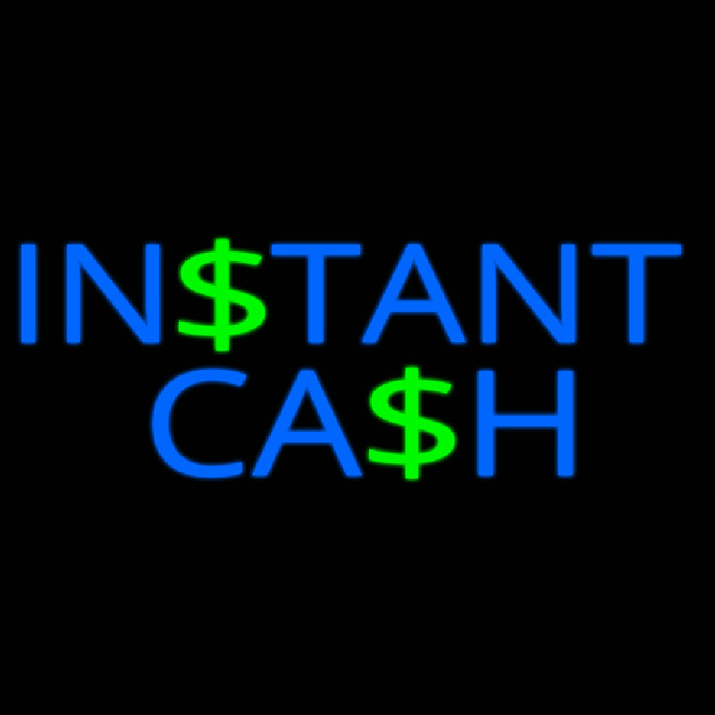 Instant Cash Leuchtreklame