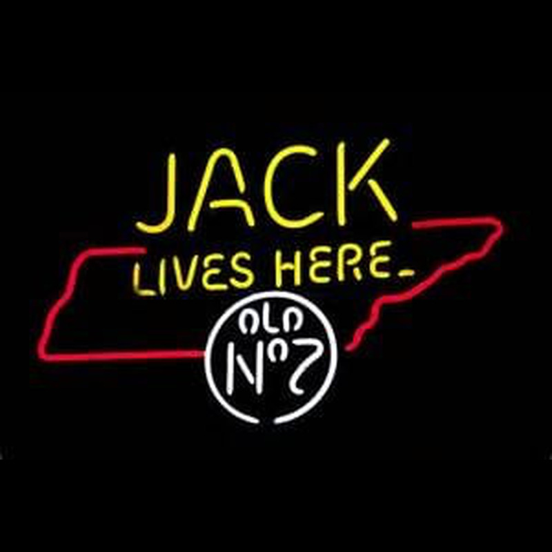 Jack Daniels Jack Lives Here Tennessee Whiskey Leuchtreklame