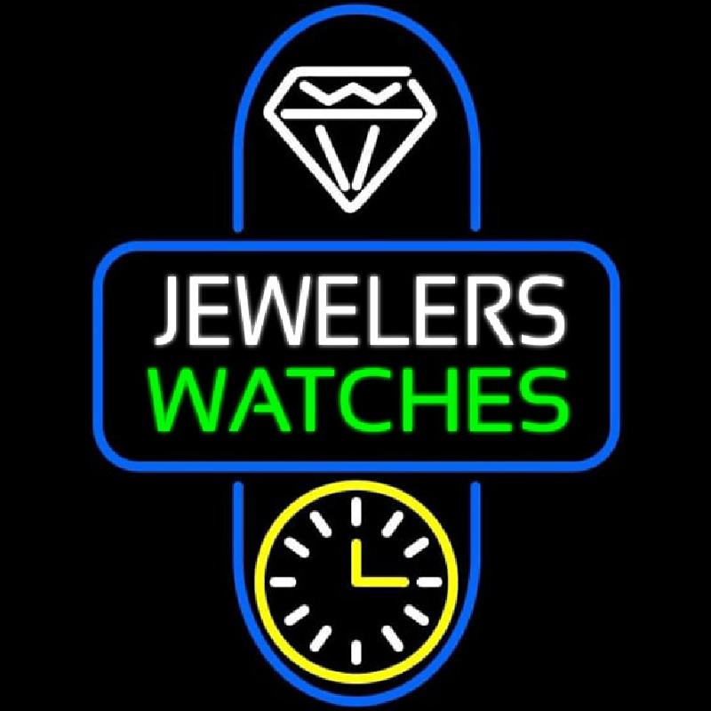 Jewelers Watches Leuchtreklame