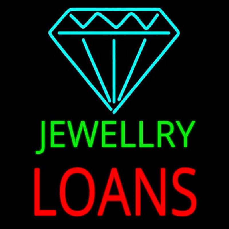 Jewelry Loans Leuchtreklame