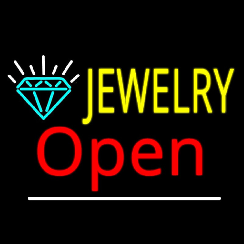 Jewelry Open Logo Leuchtreklame