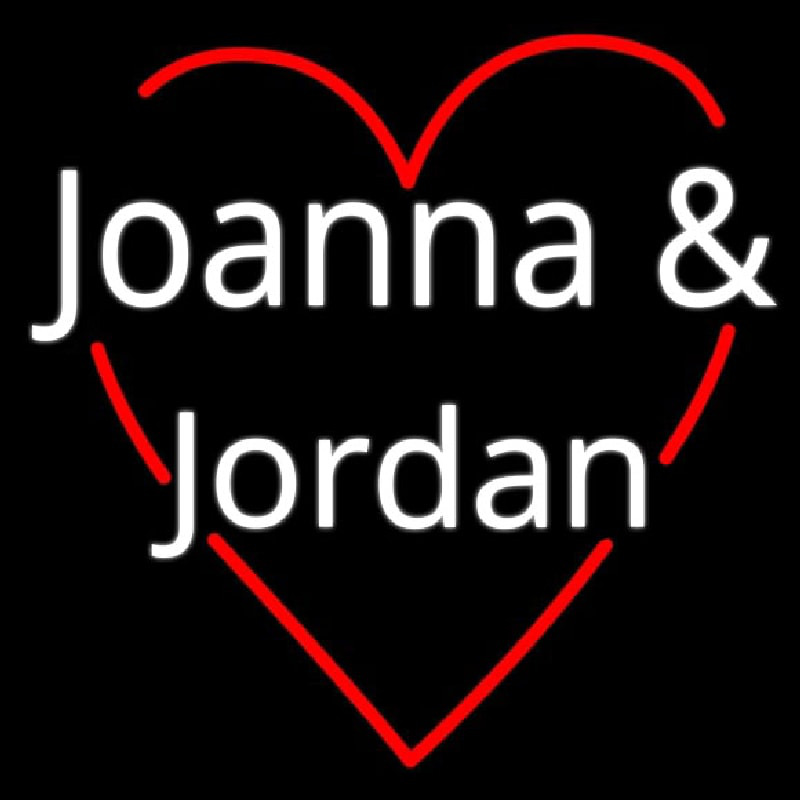 Joanna And Jordan Leuchtreklame