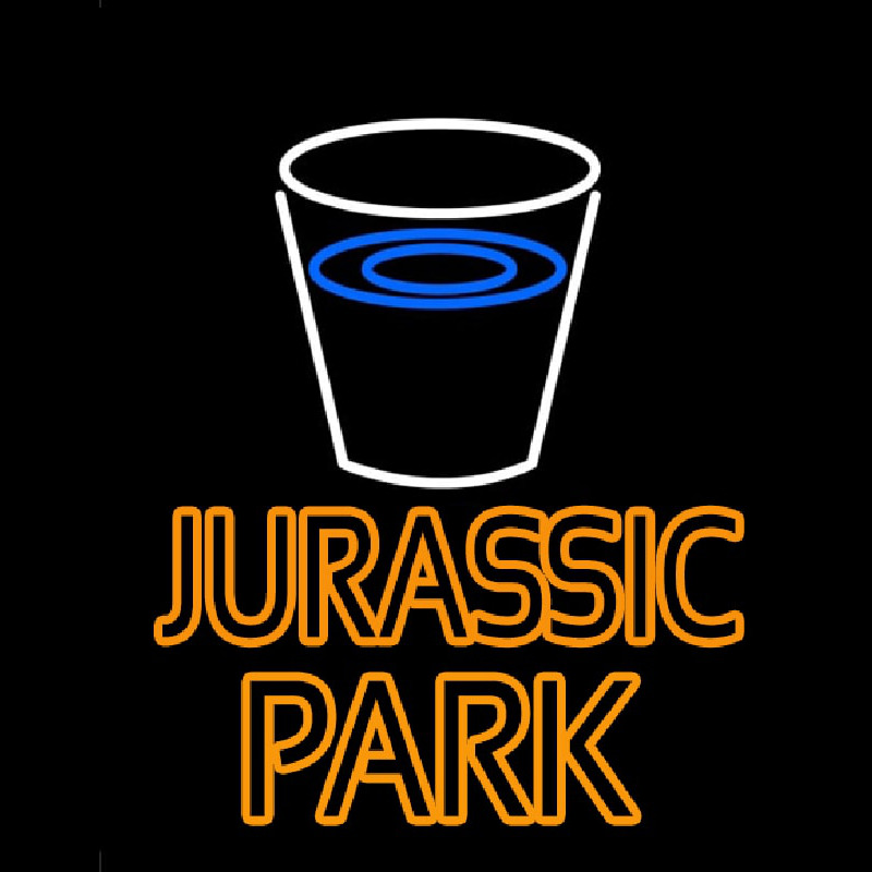 Jurassic Park Leuchtreklame