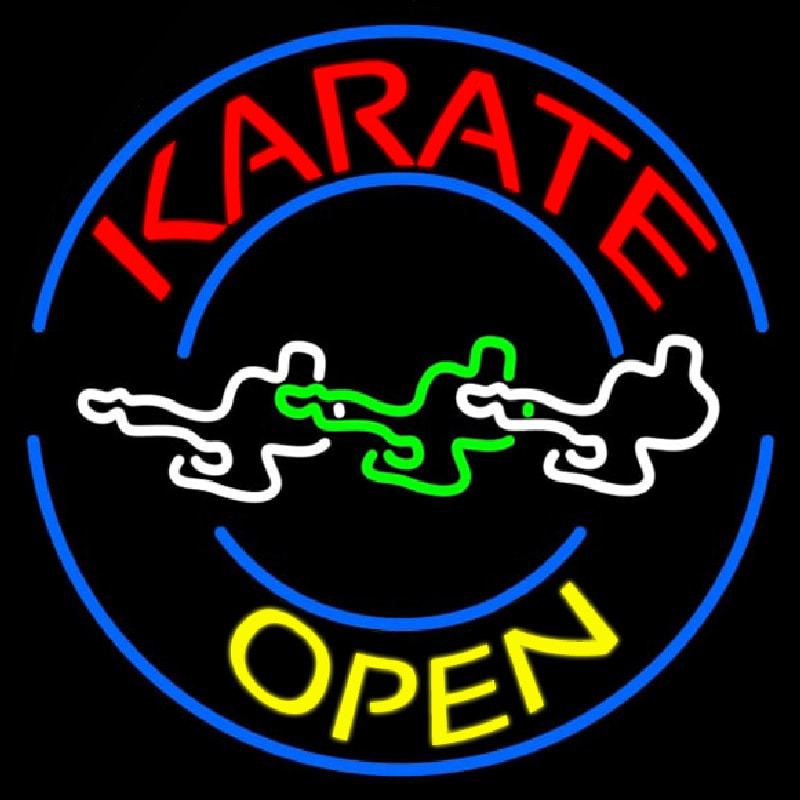 Karate Leuchtreklame