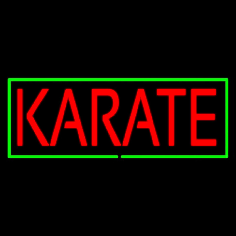 Karate Leuchtreklame