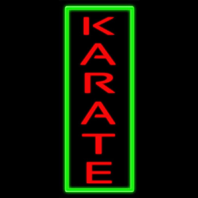 Karate Leuchtreklame