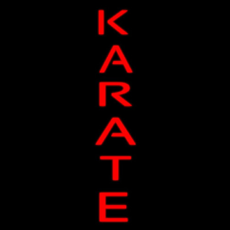 Karate Leuchtreklame