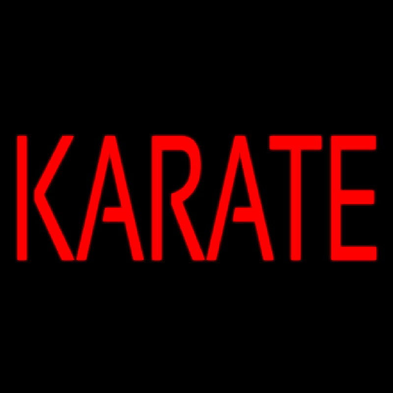 Karate Leuchtreklame