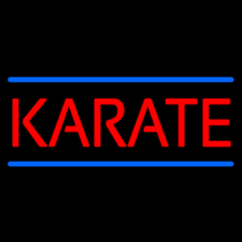 Karate Leuchtreklame