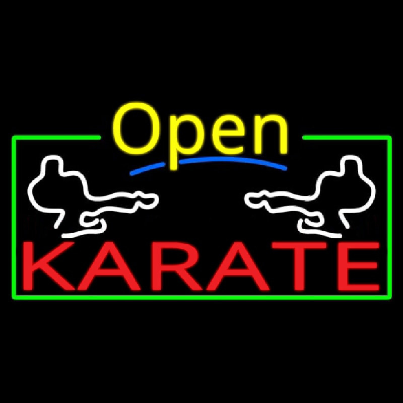 Karate Leuchtreklame