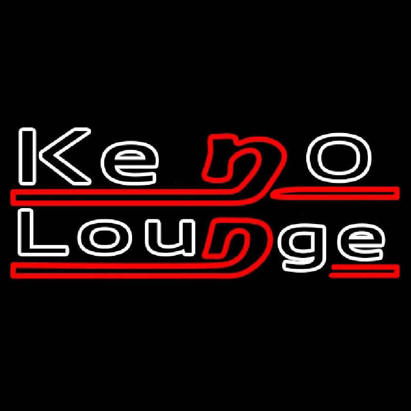 Keno Lounge 1 Leuchtreklame