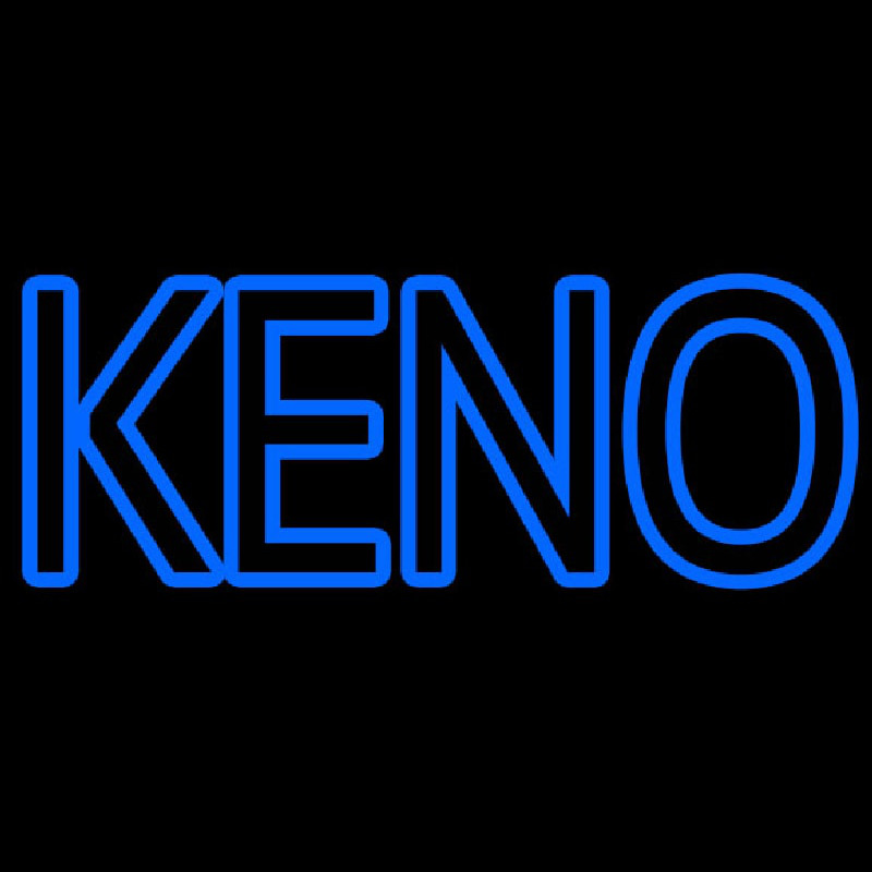 Keno With Outline 2 Leuchtreklame