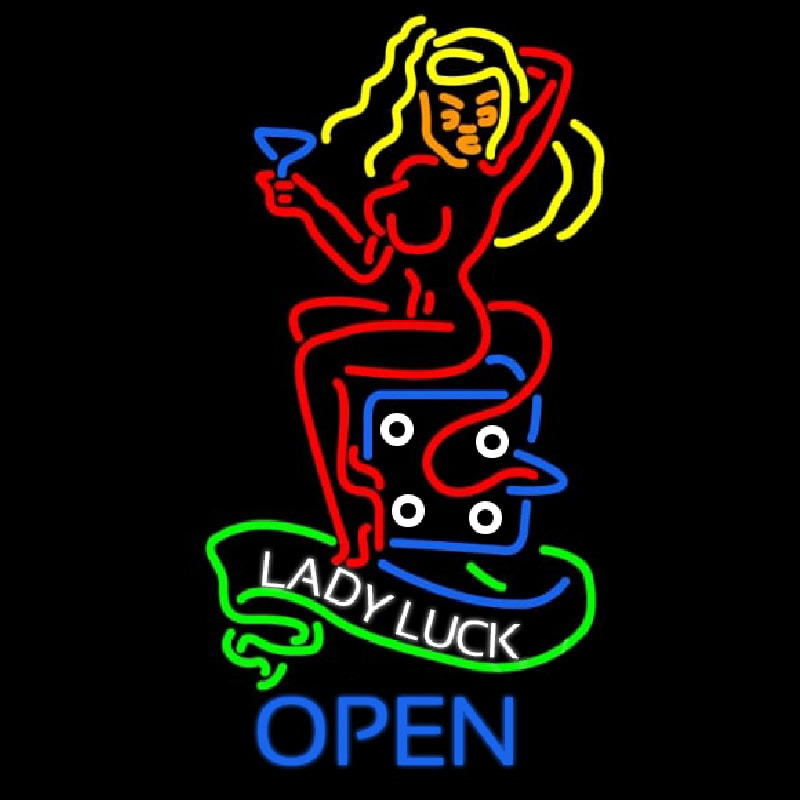 Lady Luck She Devil Leuchtreklame