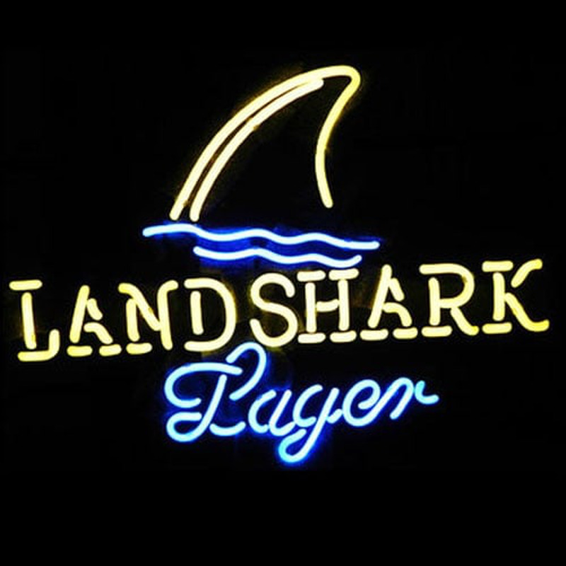 Landshark Lagerbier Bier Bar Offen Leuchtreklame