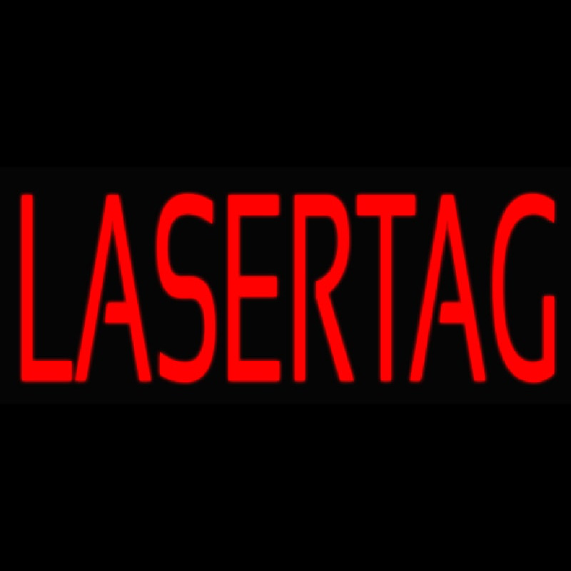 Lasertag Leuchtreklame