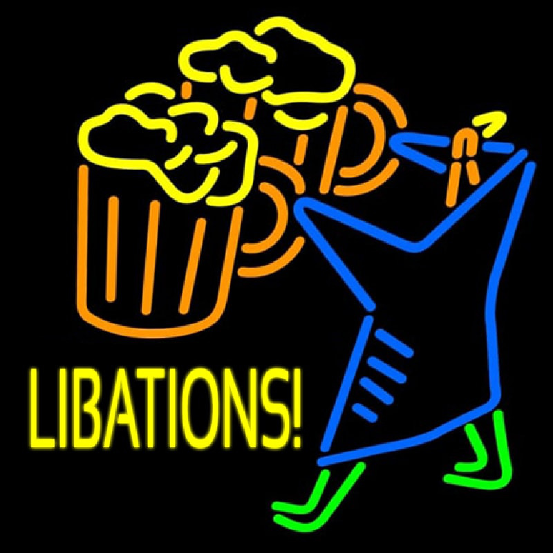 Libations Leuchtreklame