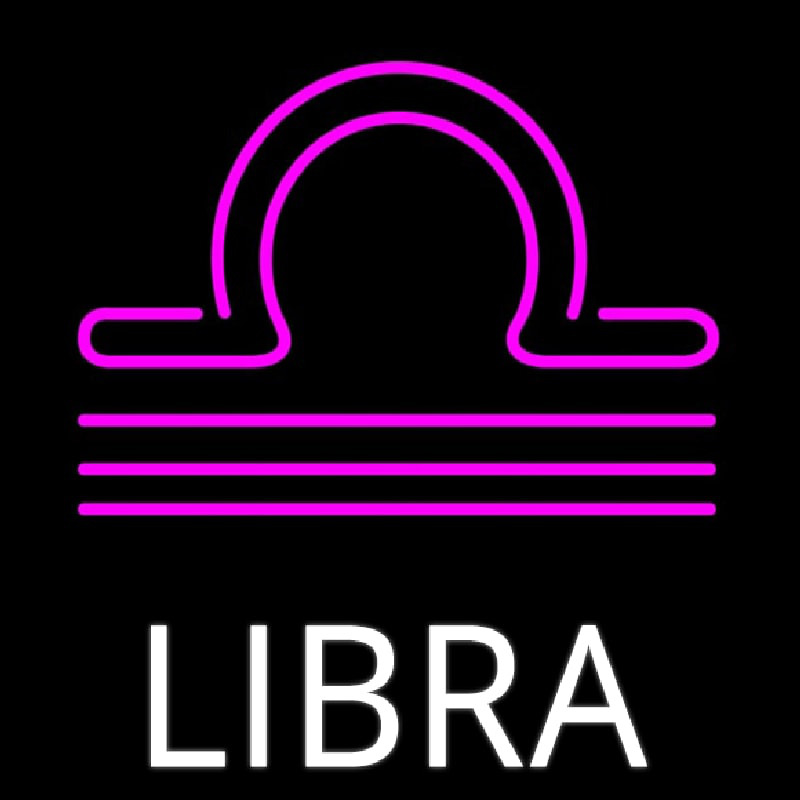 Libra Icon Leuchtreklame